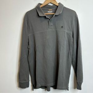 Timberland Men’s Long Sleeved Polo Shirt Sage Green